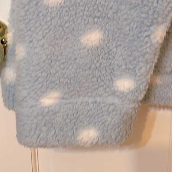 Soft & Fuzzy Blue & White Croft & Barrow Sherpa Fleece Jacket, Sz XL, NWT - Picture 5 of 10